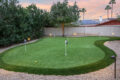 Championship putting green with bumps an undulations. Get hours of practice or family fun.