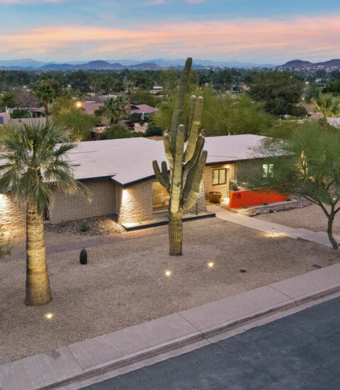 Mid-century modern home with beautiful views