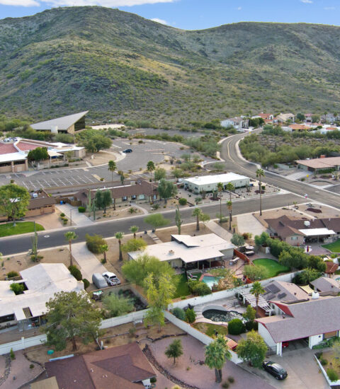 Mid-century modern home with beautiful views
