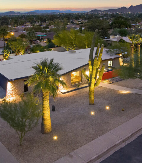 Mid-century modern home with beautiful views