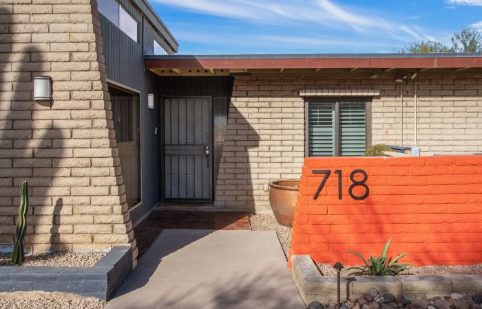 Mid-century modern home with beautiful views