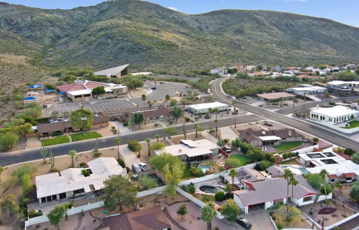 Mid-century modern home with beautiful views
