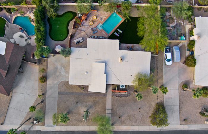 Mid-century modern home with beautiful views