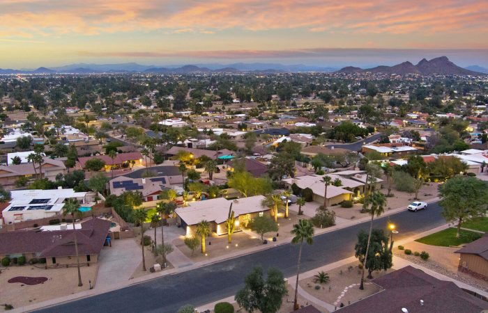 Mid-century modern home with beautiful views