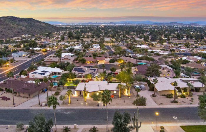 Mid-century modern home with beautiful views