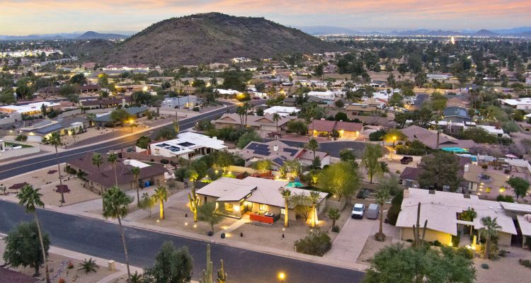 Mid-century modern home with beautiful views